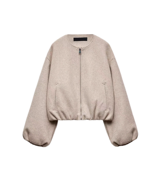 Elegante Cropped Übergangsjacke