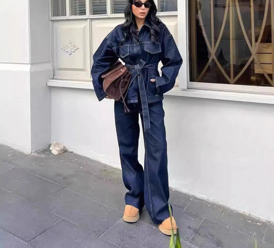 Denim Co-Ord Set (Oberteil & Hose)