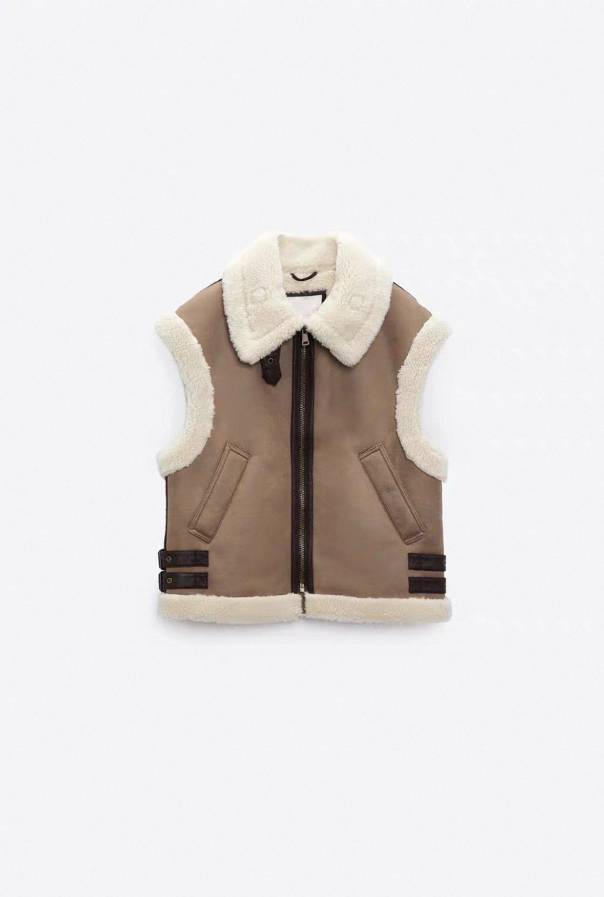 Shearling-Weste