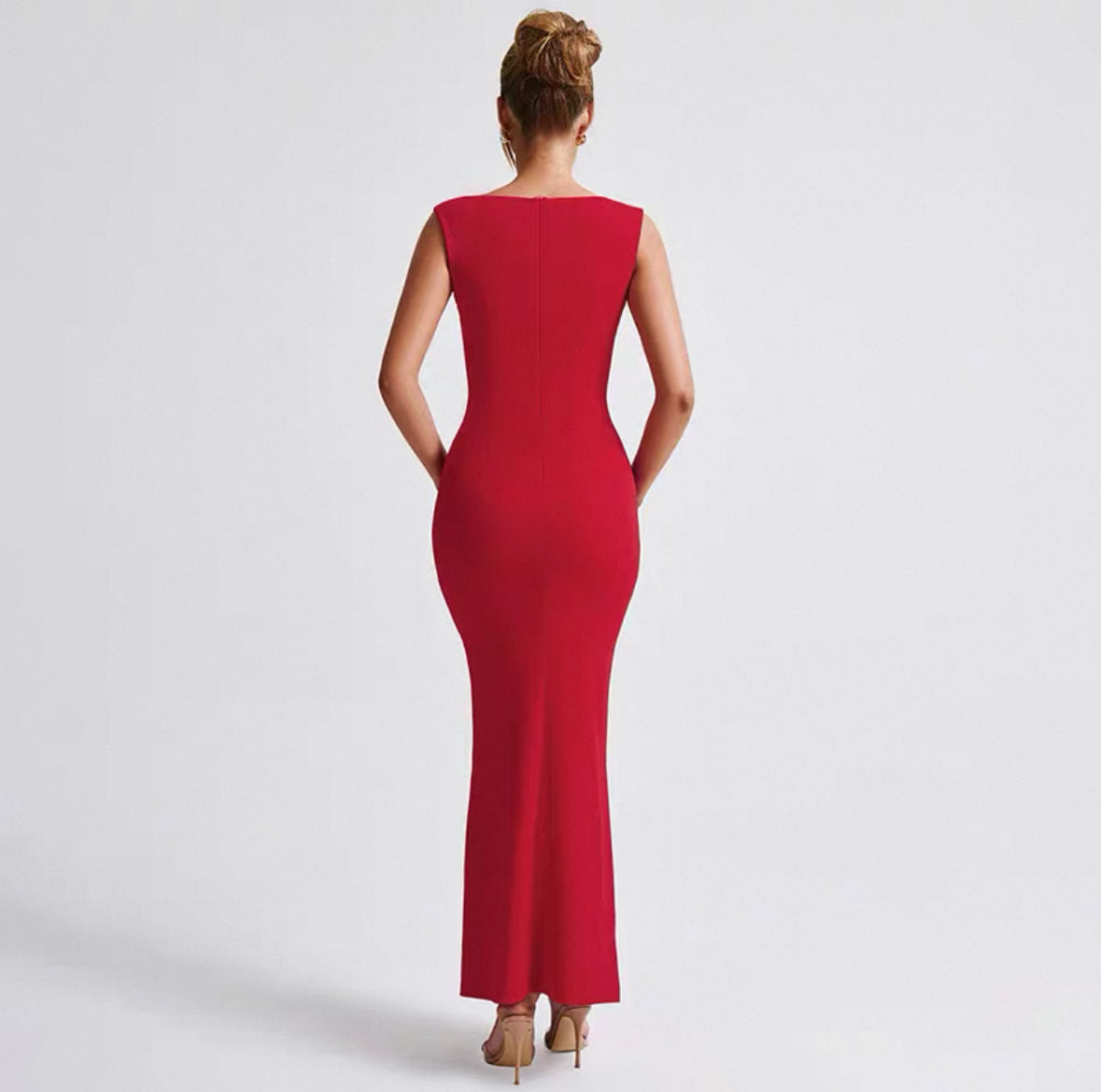 Langes Bodycon-Abendkleid
