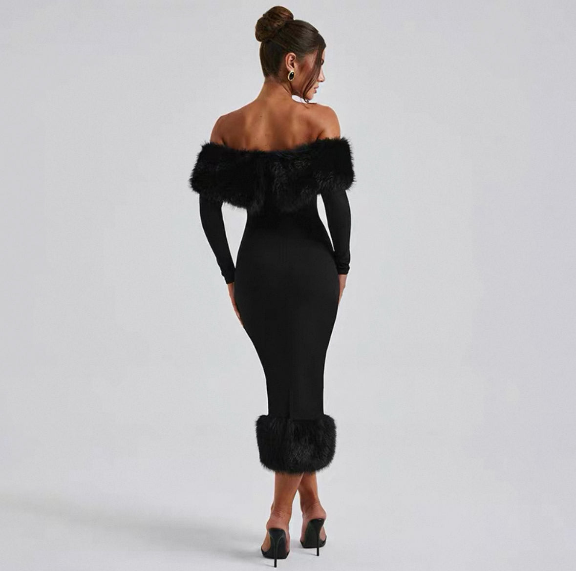 Off-Shoulder Bodycon Kleid