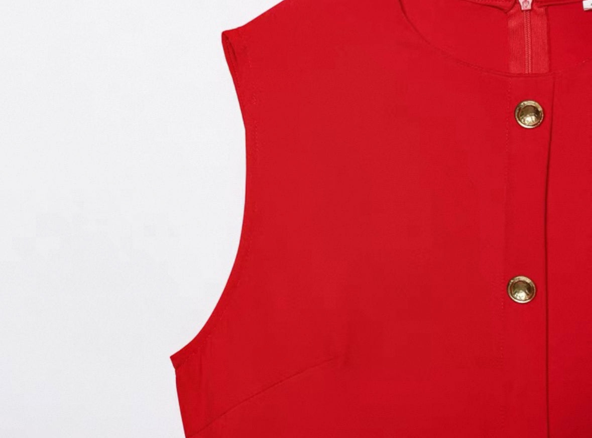 Elegantes ärmelloses Kleid