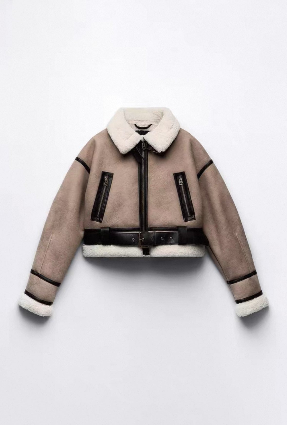 Shearling-Jacke
