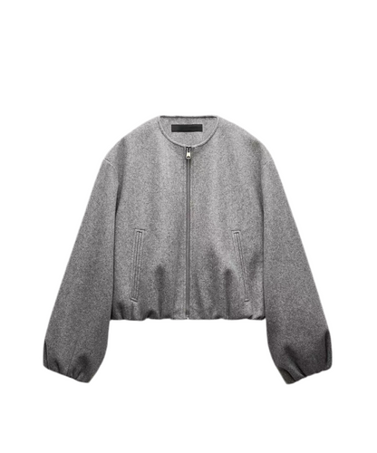 Elegante Cropped Übergangsjacke