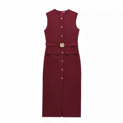 Elegantes ärmelloses Kleid