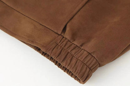 Wildleder-Bikerjacke