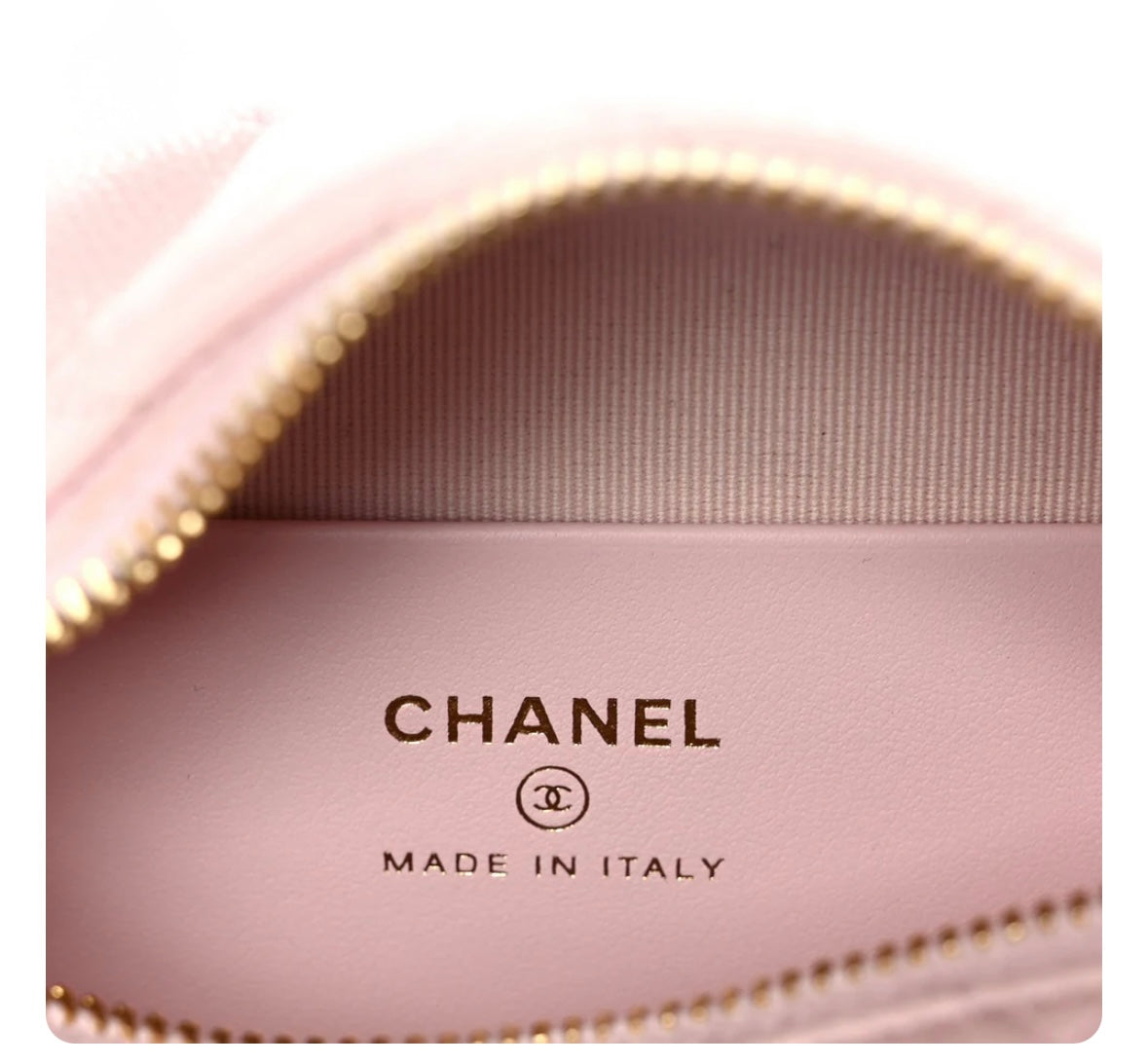 CC Shiny Caviar Hobo Clutch