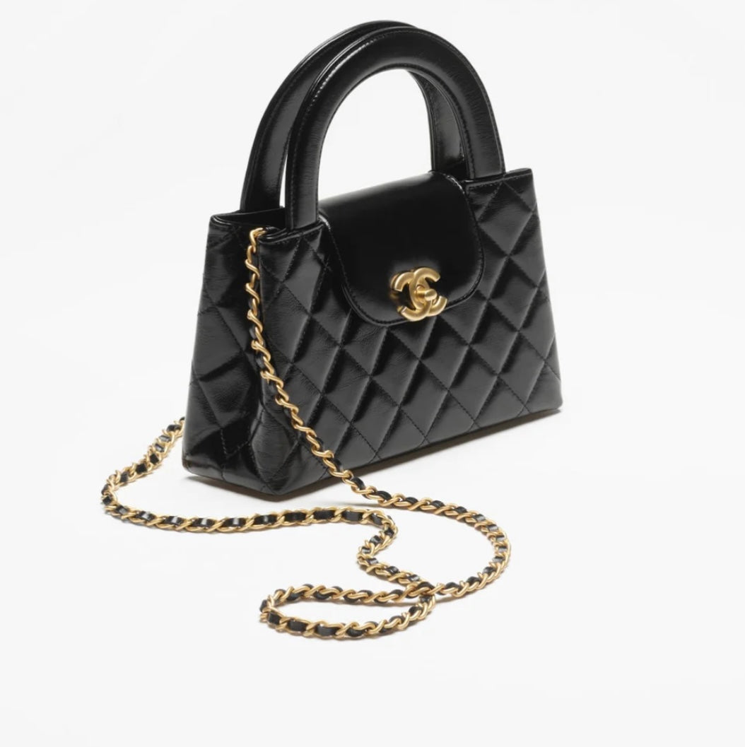 Top Handle Black Bag