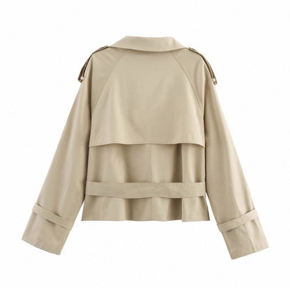 Kurze Trenchcoat