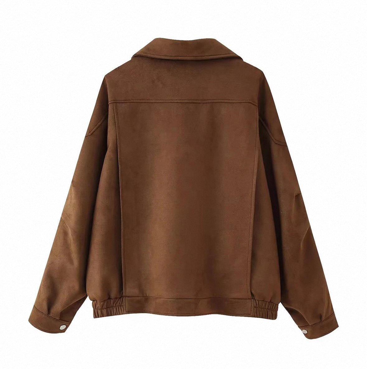 Wildleder-Bikerjacke