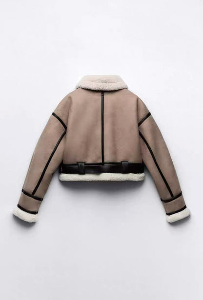 Shearling-Jacke