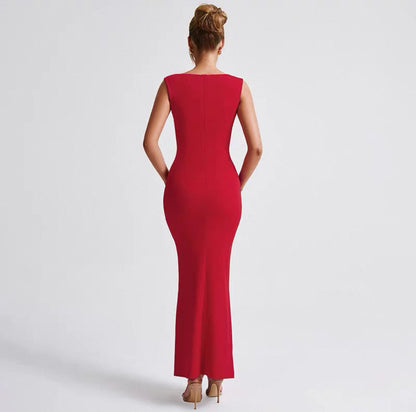 Langes Bodycon-Abendkleid