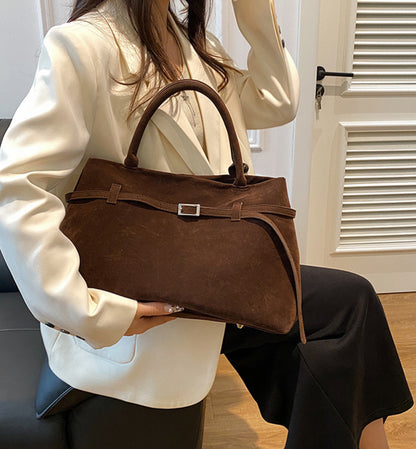 Wildleder Handtasche