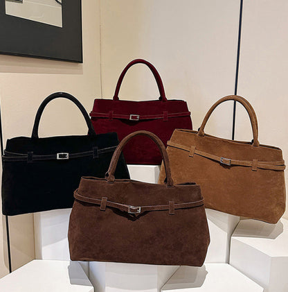 Wildleder Handtasche