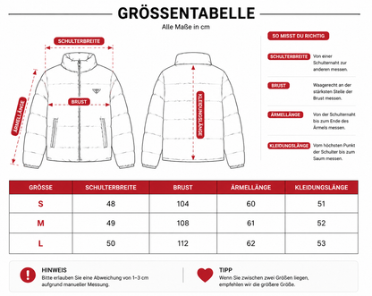 PRA Crooped Pufferjacke
