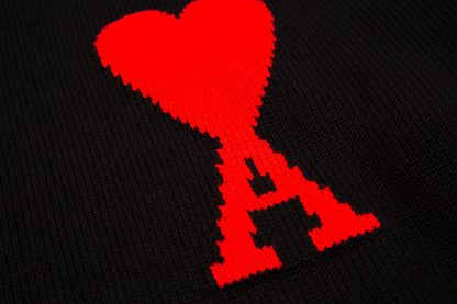 "Heart" - Sweater Black
